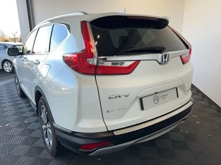 75010 : Hyundai Paris Nord - Goncourt Automobiles - HONDA CR-V E:HEV 2021 Exclusive - CR-V V - Blanc - Automate à fonct. Continu - Essence / Courant électrique