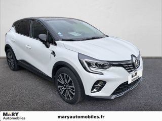 75010 : Hyundai Paris Nord - Goncourt Automobiles - RENAULT CAPTUR Initiale Paris - CAPTUR II - Blanc - Boîte hybride multimode - Essence / Courant électrique