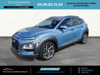 86000 : Hyundai Poitiers - Eco des Nations - HYUNDAI Kona - Kona - Bleu - Traction - Hybride : Essence/Electrique
