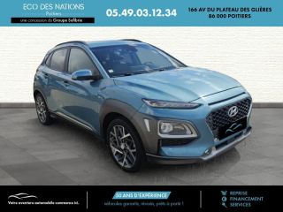 86000 : Hyundai Poitiers - Eco des Nations - HYUNDAI Kona - Kona - Bleu - Traction - Hybride : Essence/Electrique
