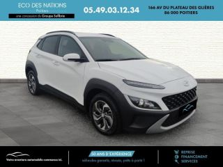 86000 : Hyundai Poitiers - Eco des Nations - HYUNDAI Kona - Kona - Blanc - Traction - Hybride : Essence/Electrique