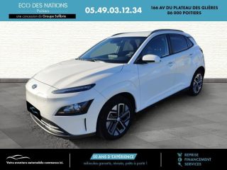 86000 : Hyundai Poitiers - Eco des Nations - HYUNDAI Kona - Kona - Blanc - Traction - Electrique