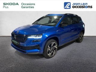 75010 : Hyundai Paris Nord - Goncourt Automobiles - SKODA KAROQ Sportline - KAROQ - BLEU RACING - Automate sequentiel - Essence sans plomb