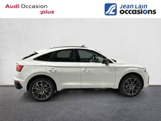 75010 : Hyundai Paris Nord - Goncourt Automobiles - AUDI Q5 SPORTBACK Black Edition - Q5 II - BLANC GLACIER METALLISE - Automate sequentiel - Essence / Courant électrique