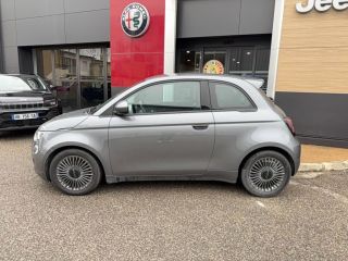 75010 : Hyundai Paris Nord - Goncourt Automobiles - FIAT 500e BERLINE MY22 SERIE 1 STEP 2 Icône - 500 III - Gris - Automate à fonct. Continu - Courant électrique