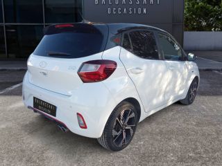 75010 : Hyundai Paris Nord - Goncourt Automobiles - HYUNDAI i10 N Line - i10 III - Blanc - Boîte manuelle - Essence sans plomb