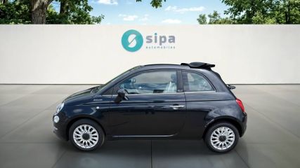 75010 : Hyundai Paris Nord - Goncourt Automobiles - FIAT 500C SERIE 8 EURO 6D-TEMP Lounge - 500 II - NOIR - Boîte manuelle - Essence sans plomb