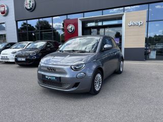 75010 : Hyundai Paris Nord - Goncourt Automobiles - FIAT 500e BERLINE MY22 SERIE 1 STEP 2 Action Plus - 500 III - Gris - Automate à fonct. Continu - Courant électrique