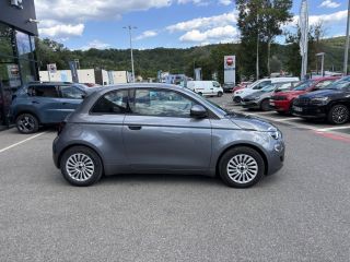 75010 : Hyundai Paris Nord - Goncourt Automobiles - FIAT 500e BERLINE MY22 SERIE 1 STEP 2 Action Plus - 500 III - Gris - Automate à fonct. Continu - Courant électrique