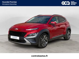 75010 : Hyundai Paris Nord - Goncourt Automobiles - HYUNDAI KONA HYBRID Executive - KONA - Rouge - Automate sequentiel - Essence / Courant électrique