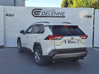 75010 : Hyundai Paris Nord - Goncourt Automobiles - TOYOTA RAV4 HYBRIDE PRO MY20 Dynamic Business - RAV4 V - Blanc - Automate à fonct. Continu - Essence / Courant électrique