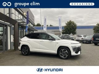 65000 : Hyundai Tarbes i-AUTO - HYUNDAI Kona - Kona - Atlas White/Toit/rétros Black - Traction - Hybride : Essence/Electrique
