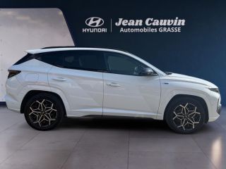 75010 : Hyundai Paris Nord - Goncourt Automobiles - HYUNDAI TUCSON N Line Executive - TUCSON IV - Blanc - Boîte automatique - Essence / Courant électrique