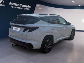 75010 : Hyundai Paris Nord - Goncourt Automobiles - HYUNDAI TUCSON N Line Executive - TUCSON IV - Blanc - Boîte automatique - Essence / Courant électrique