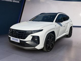 75010 : Hyundai Paris Nord - Goncourt Automobiles - HYUNDAI TUCSON N Line Executive - TUCSON IV - Blanc - Boîte automatique - Essence / Courant électrique