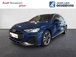 75010 : Hyundai Paris Nord - Goncourt Automobiles - AUDI A3 SPORTBACK S line - A3/S3/RS3 IV - BLEU ASCARI - Automate sequentiel - Essence sans plomb