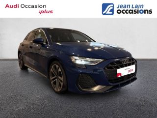 75010 : Hyundai Paris Nord - Goncourt Automobiles - AUDI A3 SPORTBACK S line - A3/S3/RS3 IV - BLEU ASCARI - Automate sequentiel - Essence sans plomb