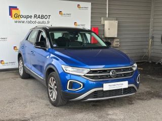 78310 : Hyundai Coignières - Socohy | Groupe Rabot - VOLKSWAGEN T-Roc - T-Roc - Bleu Ravenna métallisée/Toit Noir - Traction - Essence