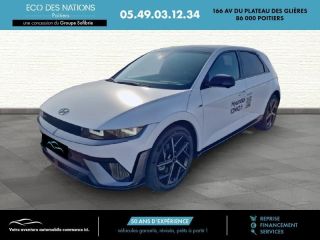 86000 : Hyundai Poitiers - Eco des Nations - HYUNDAI Ioniq 5 - Ioniq 5 - Atlas White Mate - Propulsion - Electrique
