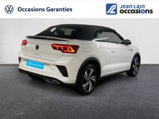 75010 : Hyundai Paris Nord - Goncourt Automobiles - VOLKSWAGEN T-ROC CABRIOLET R-Line - T-ROC - BLANC PUR / CAPOTE NOIRE  - Automate sequentiel - Essence sans plomb
