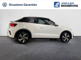 75010 : Hyundai Paris Nord - Goncourt Automobiles - VOLKSWAGEN T-ROC CABRIOLET R-Line - T-ROC - BLANC PUR / CAPOTE NOIRE  - Automate sequentiel - Essence sans plomb