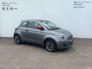 75010 : Hyundai Paris Nord - Goncourt Automobiles - FIAT 500e BERLINE (RED) - 500 III - Gris - Automate à fonct. Continu - Courant électrique