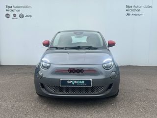 75010 : Hyundai Paris Nord - Goncourt Automobiles - FIAT 500e BERLINE (RED) - 500 III - Gris - Automate à fonct. Continu - Courant électrique