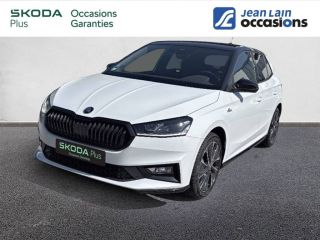 75010 : Hyundai Paris Nord - Goncourt Automobiles - SKODA FABIA Monte-Carlo - FABIA IV - BLANC LUNE/TOIT NOIR - Automate sequentiel - Essence sans plomb