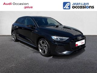 75010 : Hyundai Paris Nord - Goncourt Automobiles - AUDI A3 SPORTBACK S line - A3/S3/RS3 IV - NOIR MYTHIC METALLISE - Automate sequentiel - Essence sans plomb