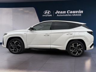 75010 : Hyundai Paris Nord - Goncourt Automobiles - HYUNDAI TUCSON N Line Creative - TUCSON IV - Blanc - Boîte automatique - Essence / Courant électrique