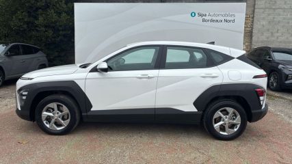 75010 : Hyundai Paris Nord - Goncourt Automobiles - HYUNDAI KONA Intuitive - KONA (02/2023) - BLANC - Automate sequentiel - Essence / Courant électrique