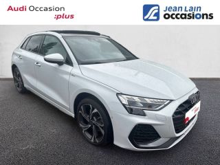 75010 : Hyundai Paris Nord - Goncourt Automobiles - AUDI A3 SPORTBACK S line - A3/S3/RS3 IV - BLANC GLACIER METALLISE - Automate sequentiel - Diesel